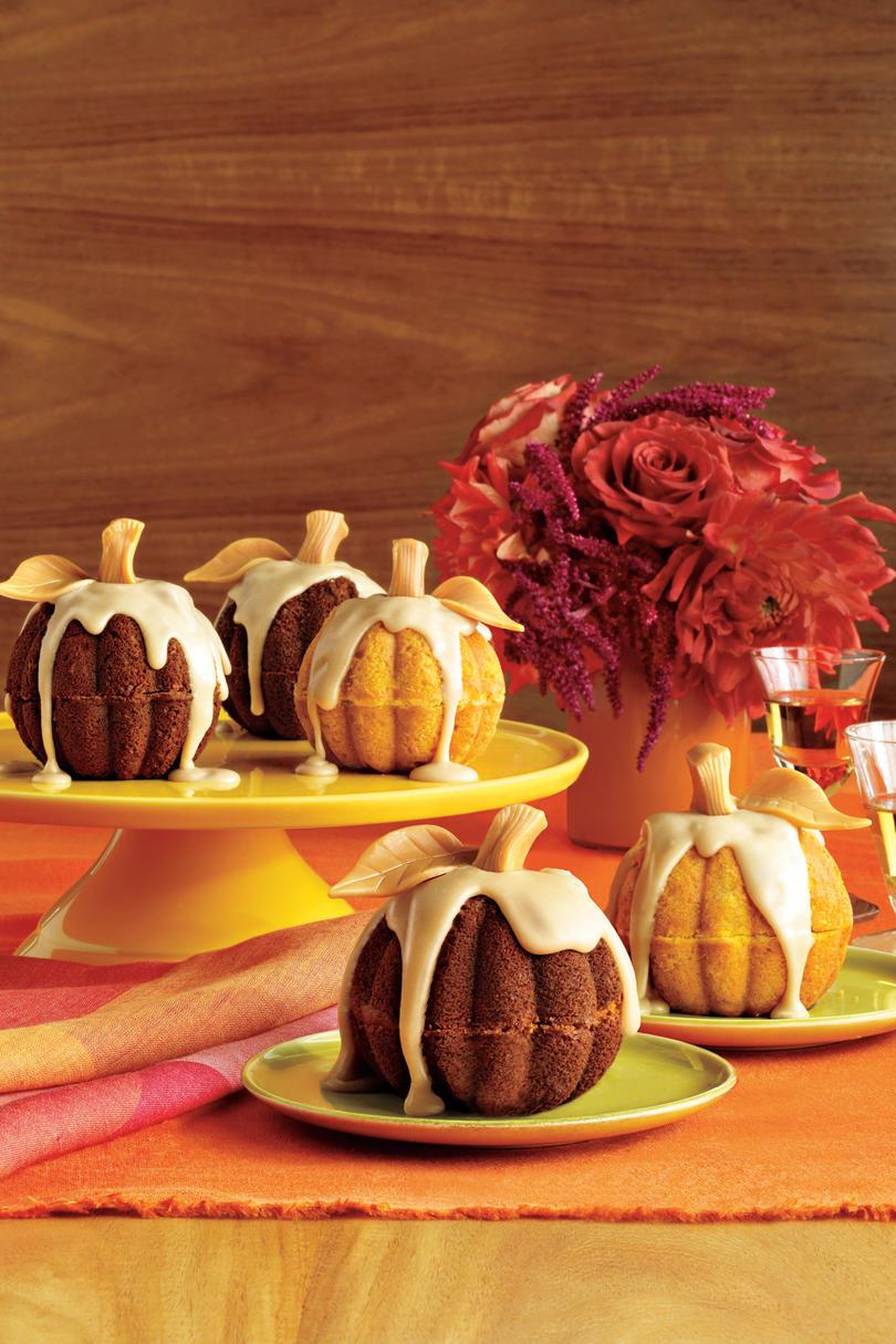 eteläinen Living Pumpkin Recipes: Mini Pumpkin Cakes