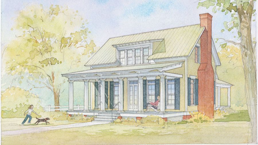 # 8 Lowcountry Cottage, Plan #1121