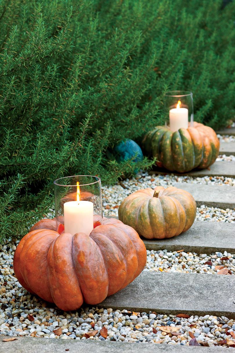 Stvoriti Pumpkin Candleholders