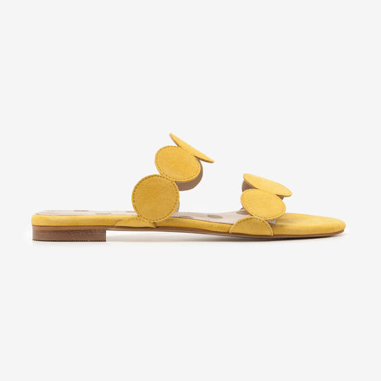 Boden Briana Slides in Mimosa Yellow