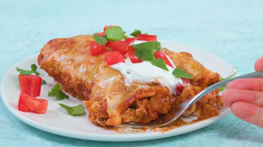 20 perces Chicken Enchiladas 