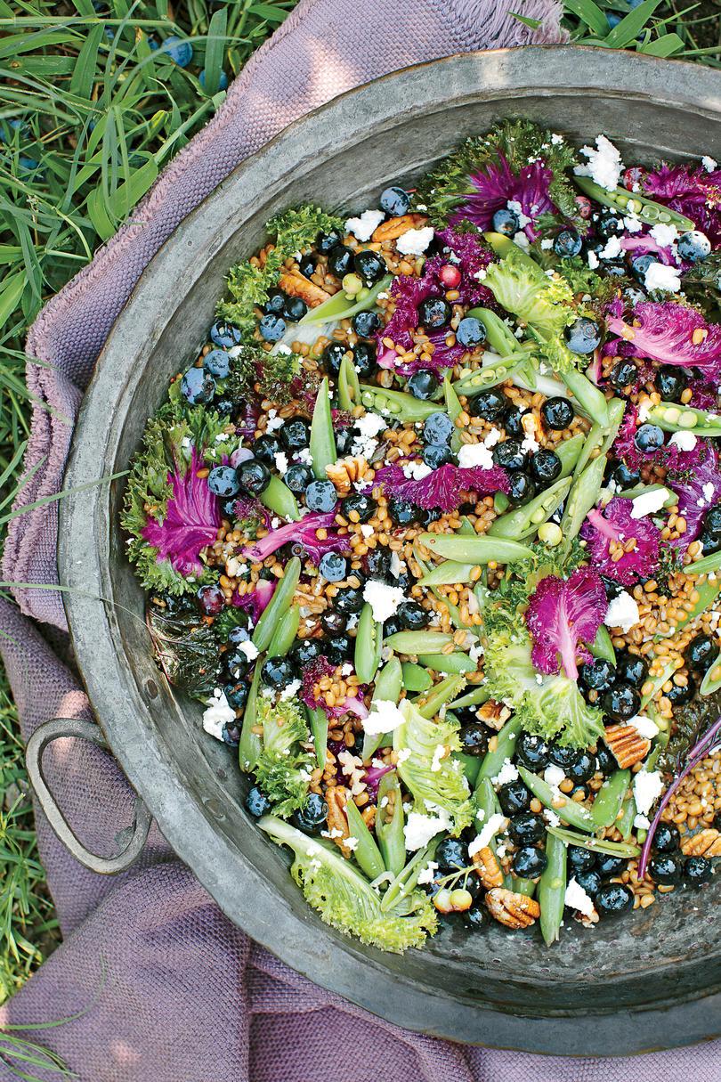 ब्लूबेरी-काले Grain Salad Recipe