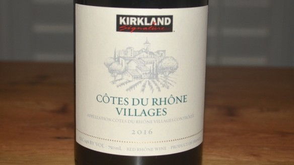 2016 Kirkland Signature Côtes du Rhône Villages