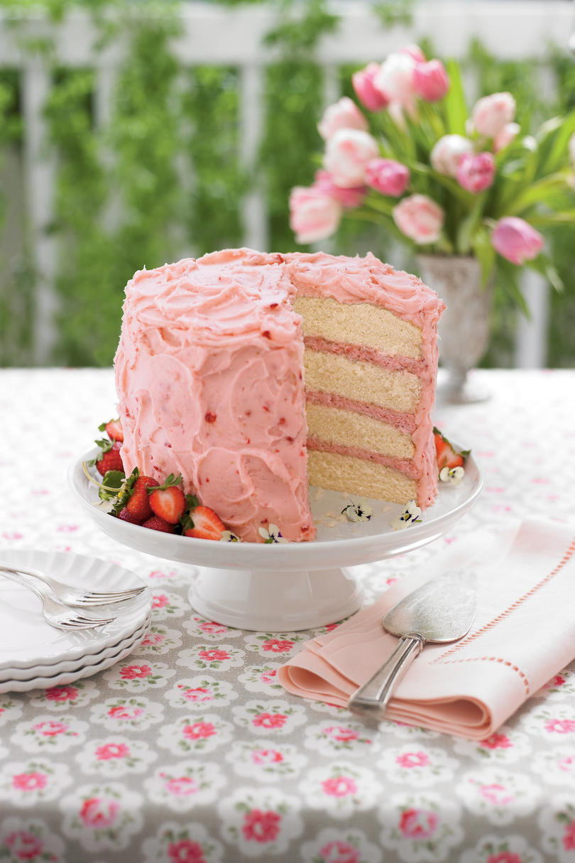 स्ट्रॉबेरी Mousse Cake