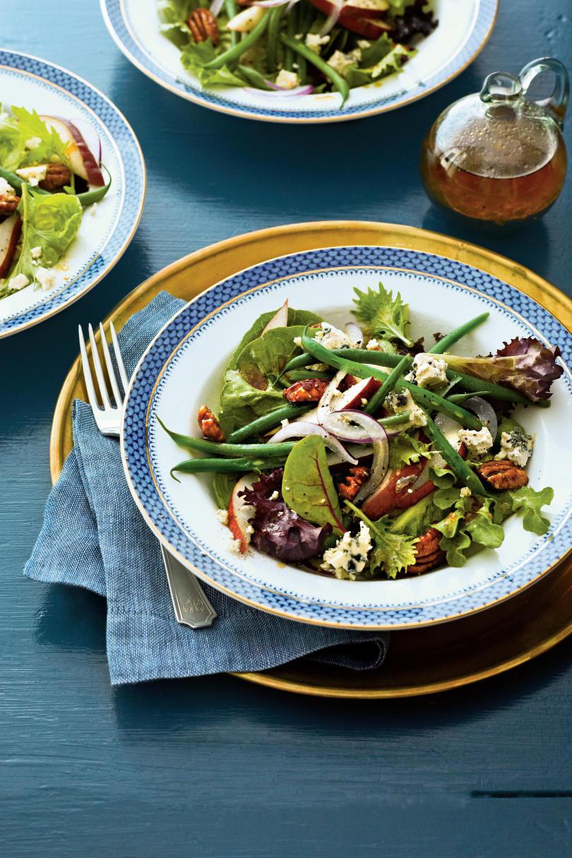 tuore Pear-and-Green Bean Salad with Sorghum Vinaigrette