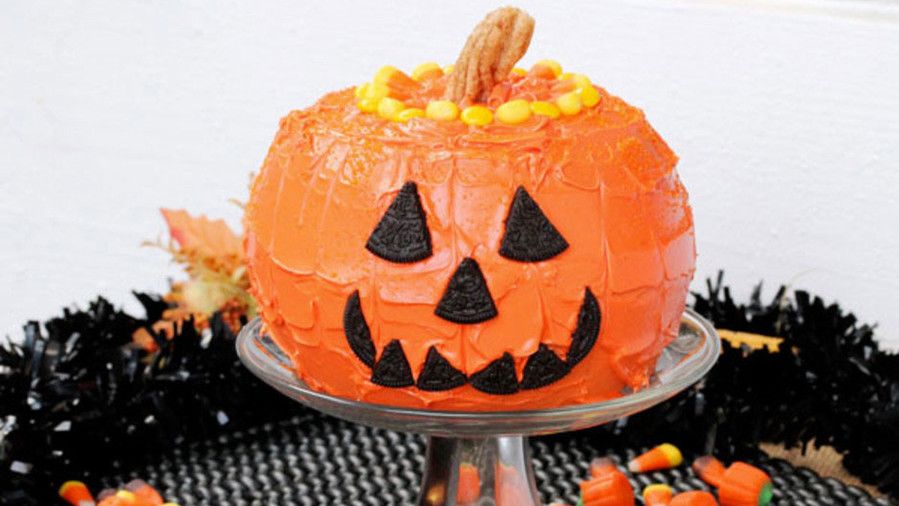 जैक ओ लालटेन Halloween Cake