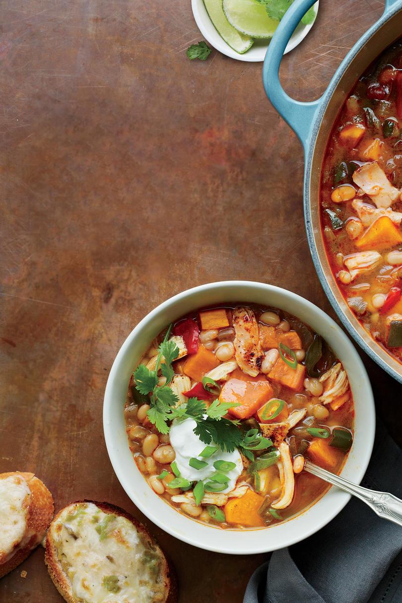 Tex Mex Chicken Chili with Lime