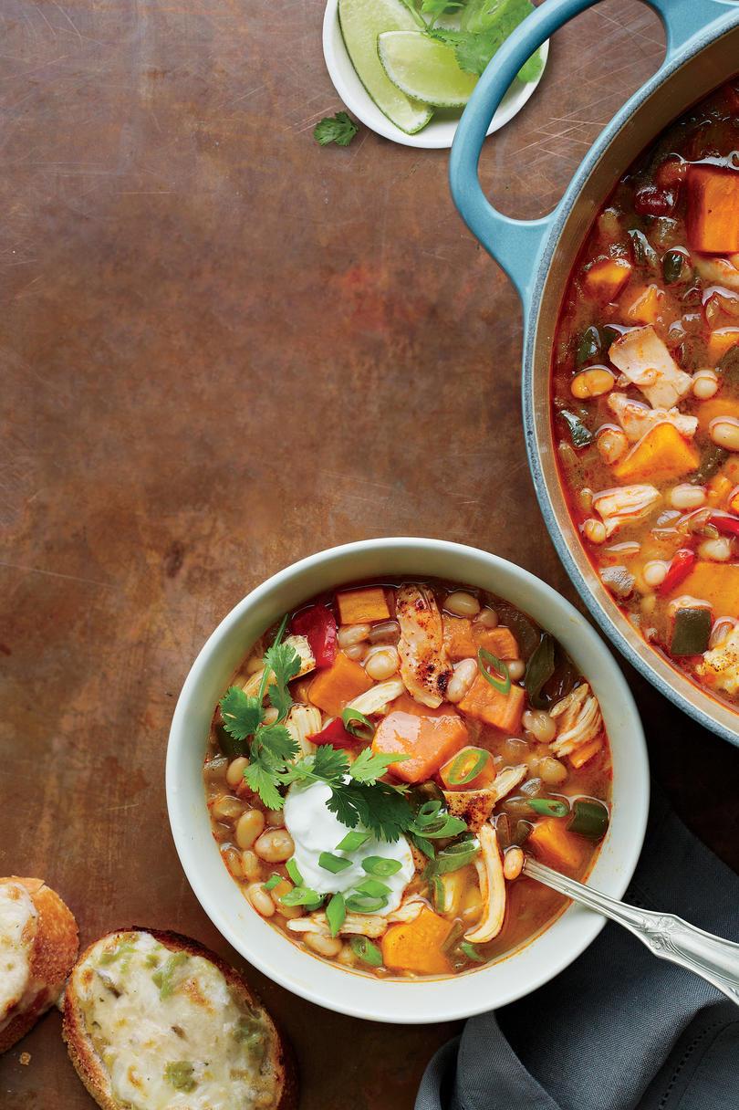Csirke Soups Tex-Mex Chicken Chili with Lime