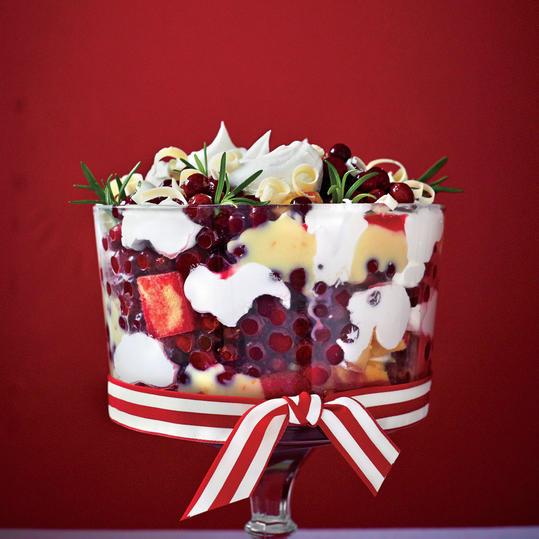 क्रैनबेरी Dreamsicle Trifle