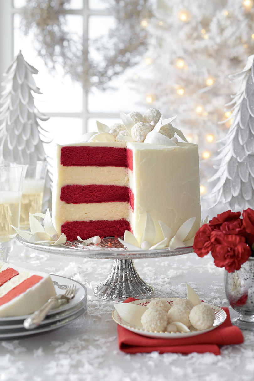 Punainen Velvet-White Chocolate Cheesecake
