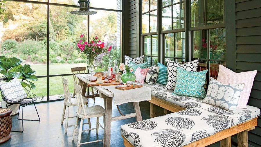 Modern Cottage Screened Porch