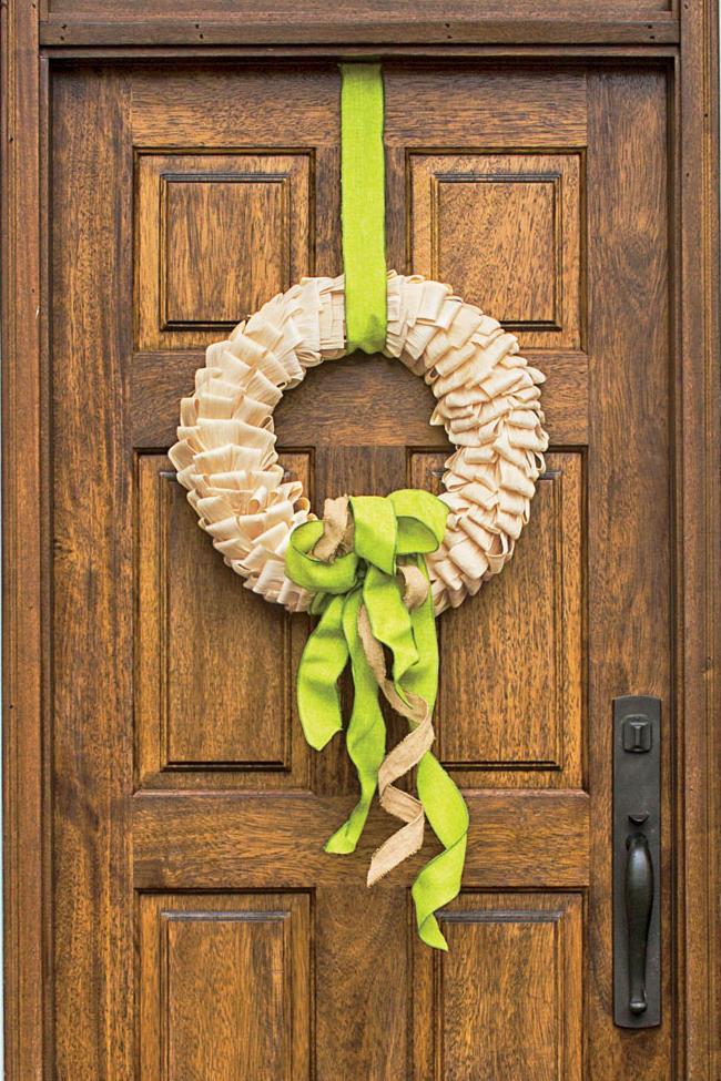Καλαμπόκι Husk Ribbon Wreath
