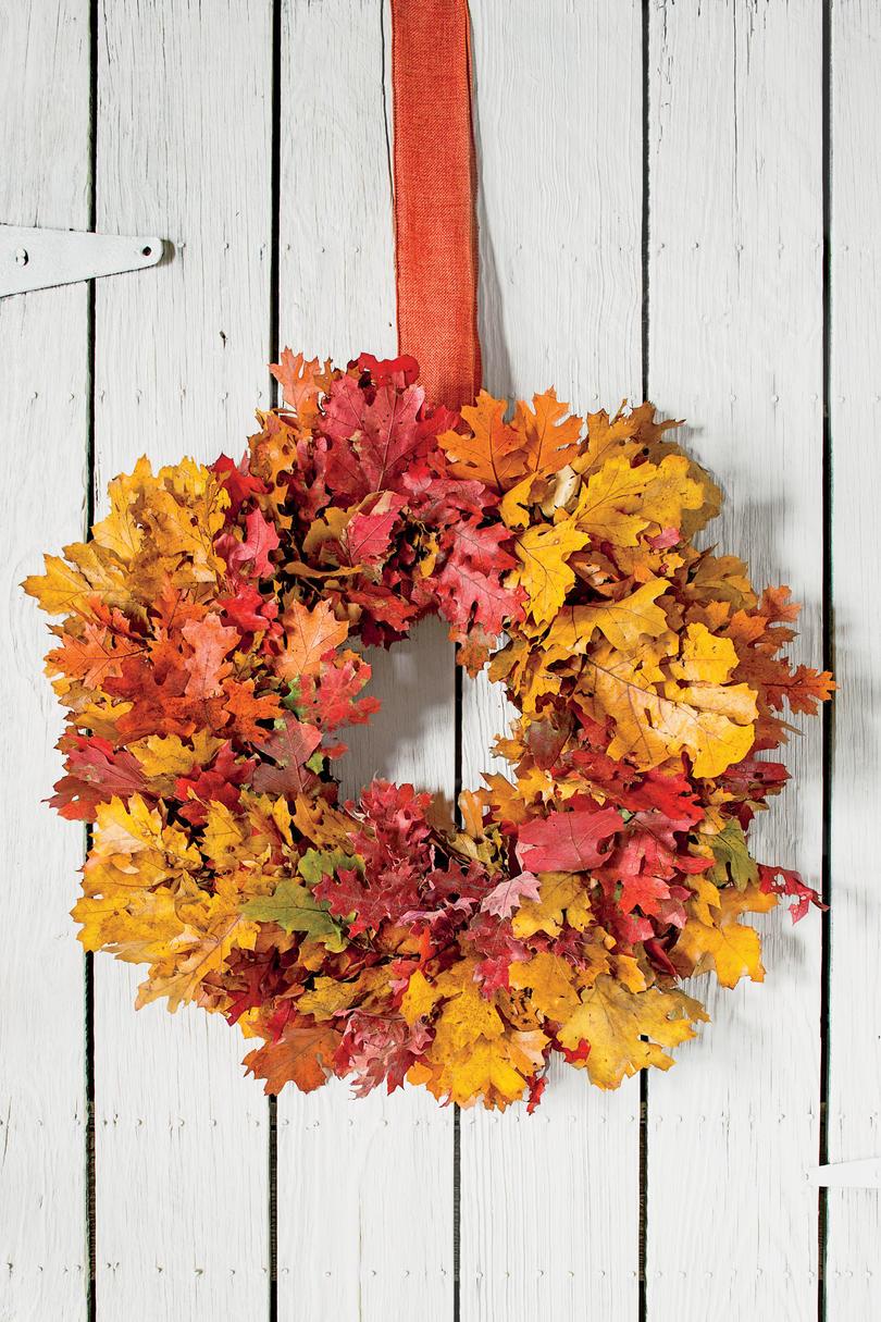 Πολύχρωμα Foliage Fall Wreath