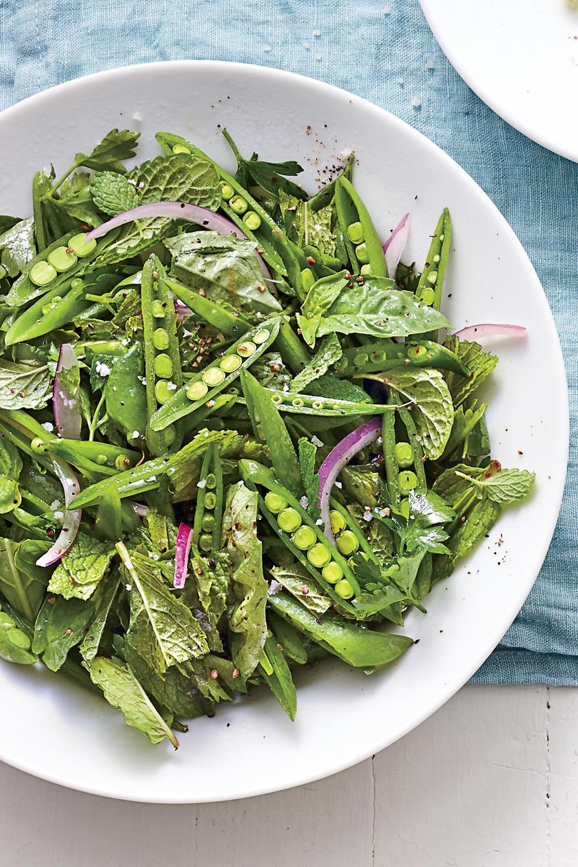 तेज़ Pea-and-Herb Salad