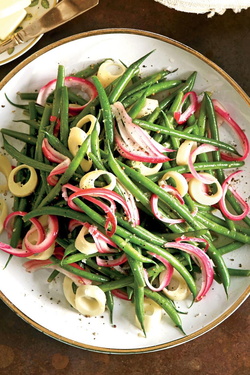 Vihreä Bean Salad with Hearts of Palm Recipe
