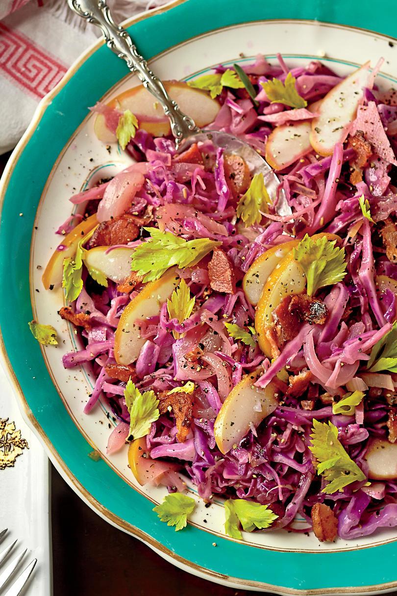 pirjani Cabbage with Apple and Bacon