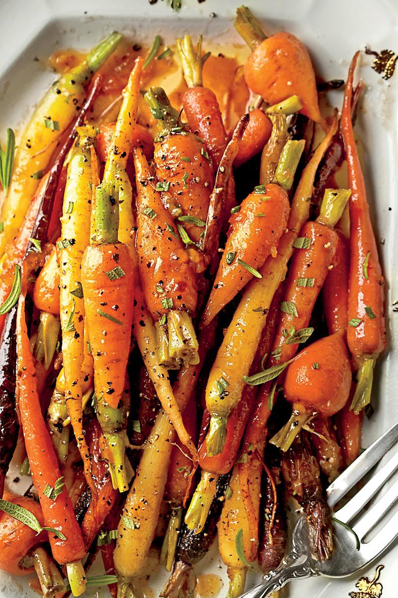 Orange-Đumbir-Čile-ostakljena Carrots