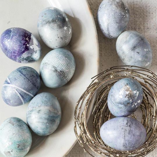 Φυσικά Dyed Easter Eggs