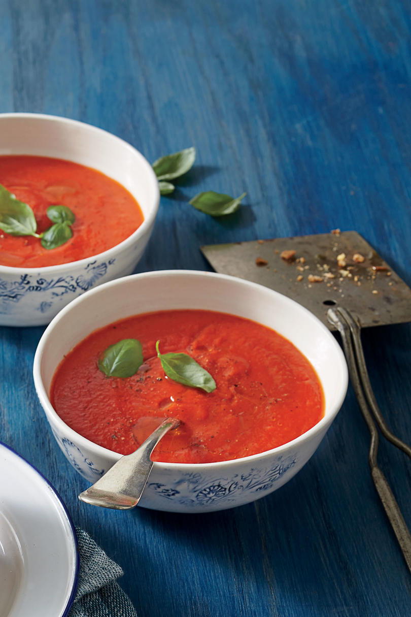 Tomate et rouge Pepper Soup
