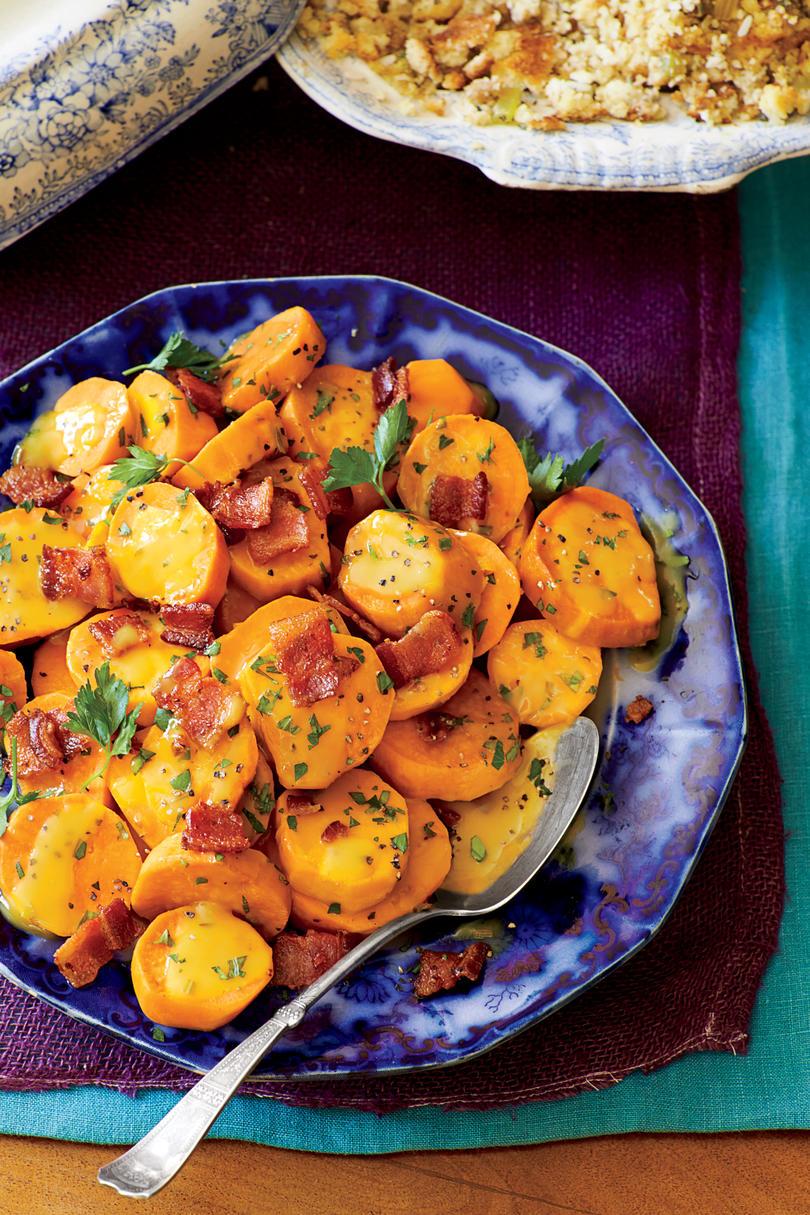 Mijoteuse Sweet Potatoes with Bacon