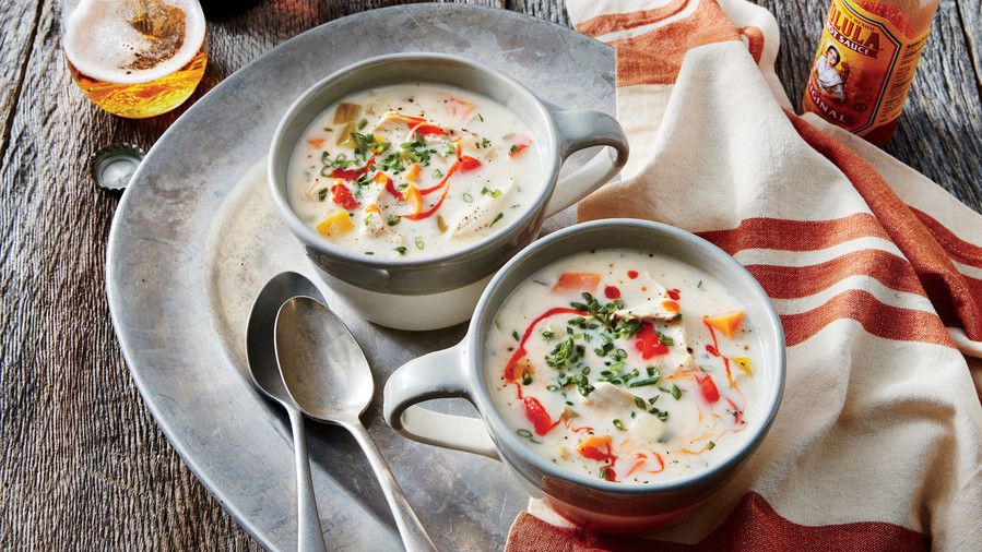 Poulet, Sweet Potato, and Corn Slow-Cooker Chowder Recipe
