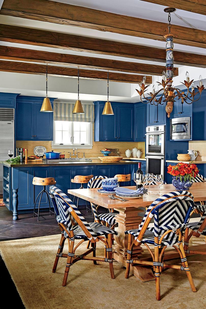 Irod Kitchen Blue Cabinets