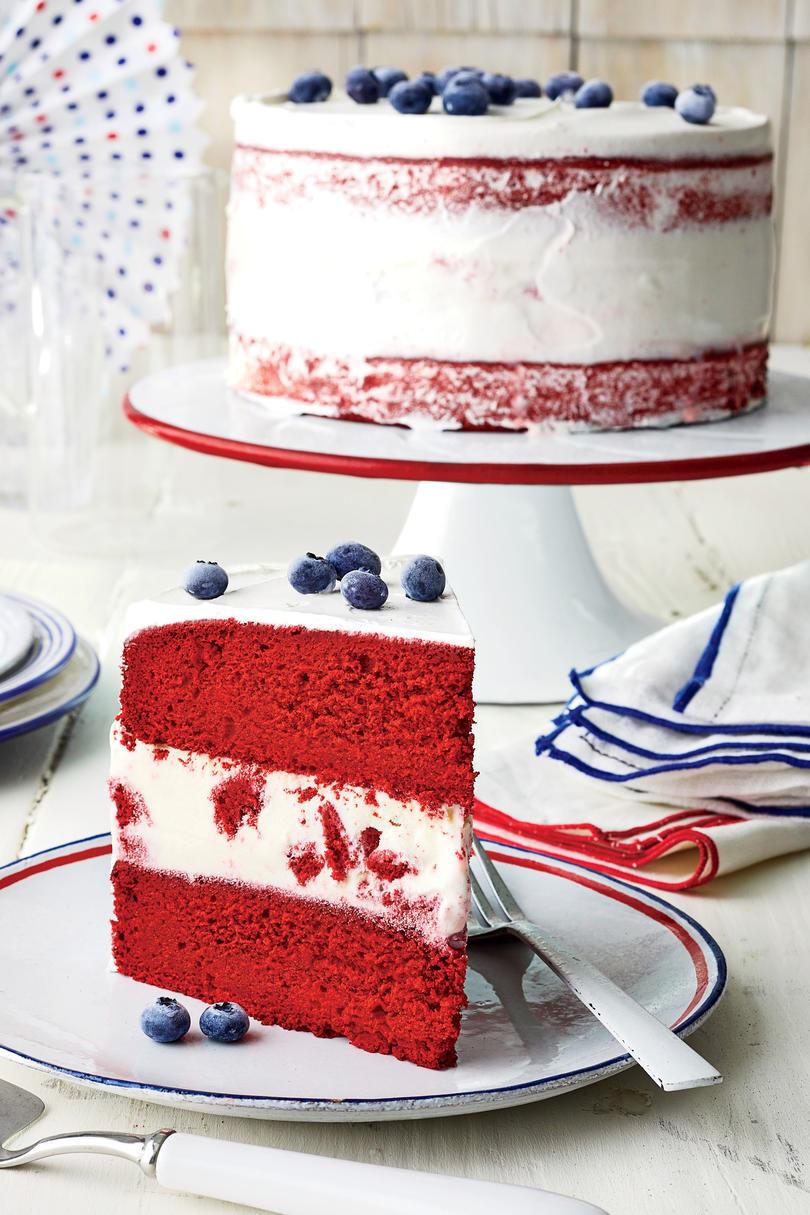 rouge Velvet Ice-Cream Cake