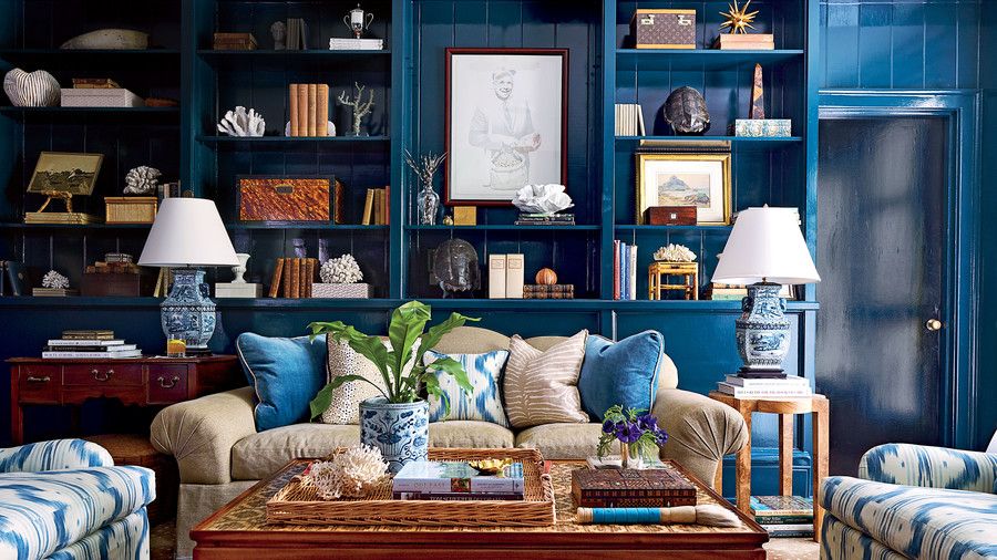 Allison Allen Blue Study/Living Room