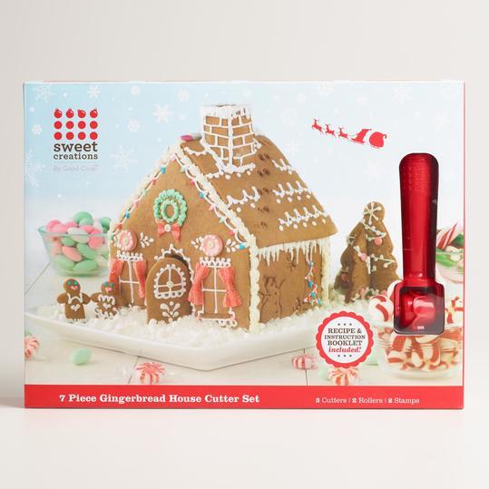 छोटा 3-D Gingerbread House Cookie Cutter