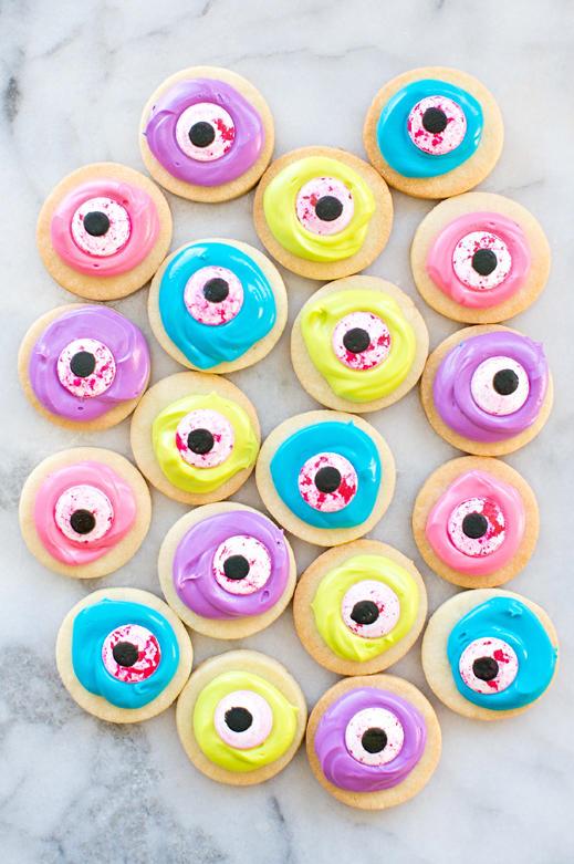 Zombi Eyeball Cookies