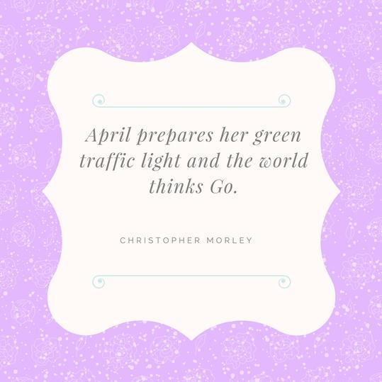 अप्रैल Green Light Quote