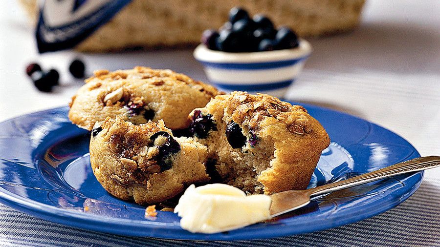 ताज़ा Blueberry Recipes: Blueberry-Cinnamon Muffins