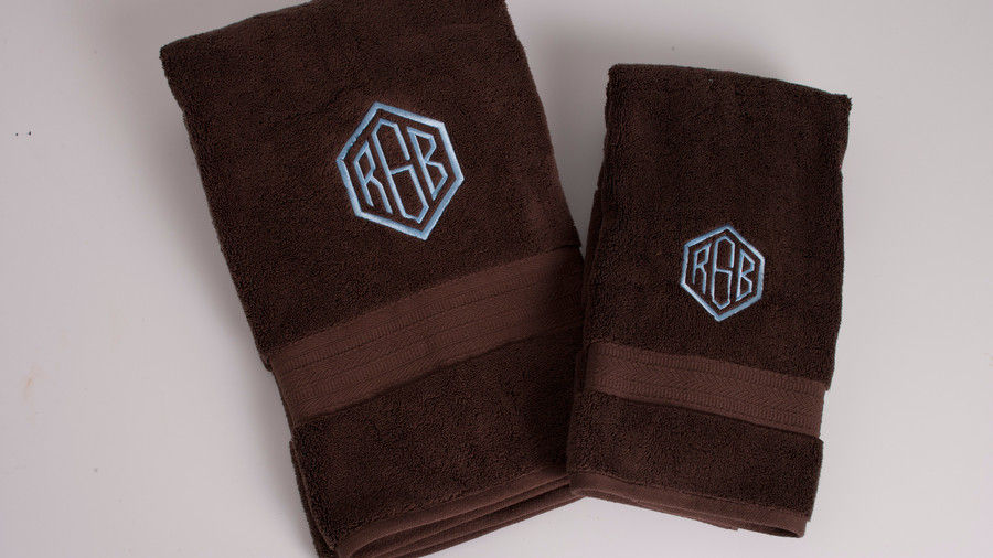 monogramom Bath Towels