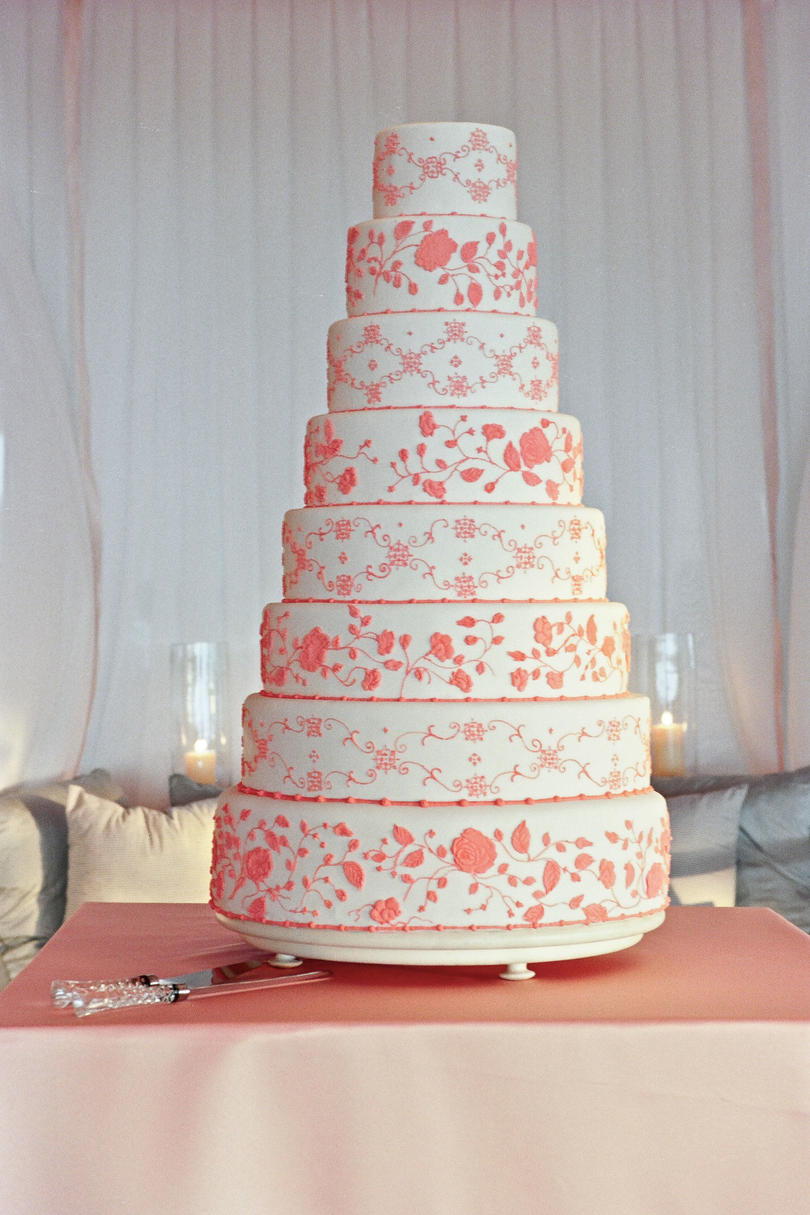 Nyolc-Tier Wedding Cake