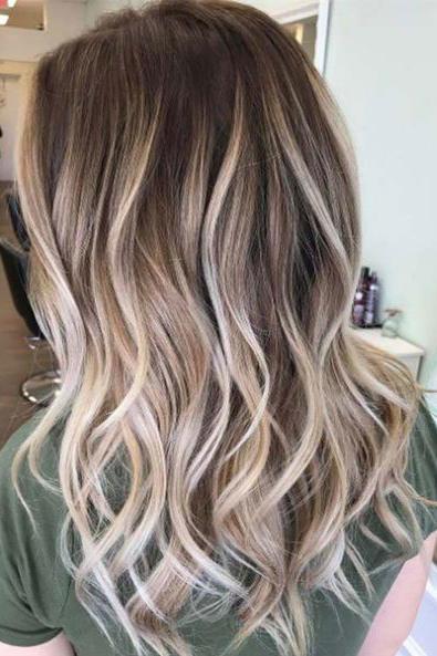 अंधेरा Brown Hair with Heavy Blonde Balayage