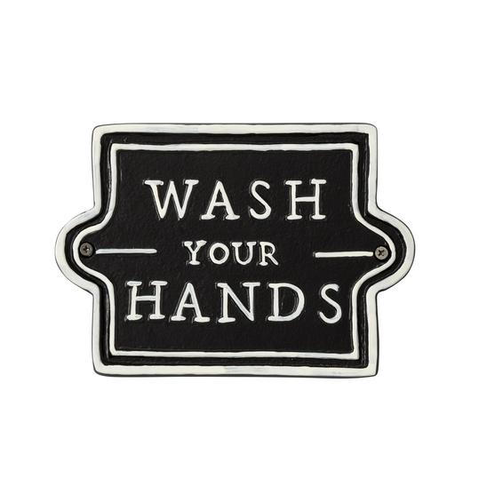 Εστία & Hand with Magnolia 'Wash Your Hands' Bath Wall Decor, $14.99.jpg