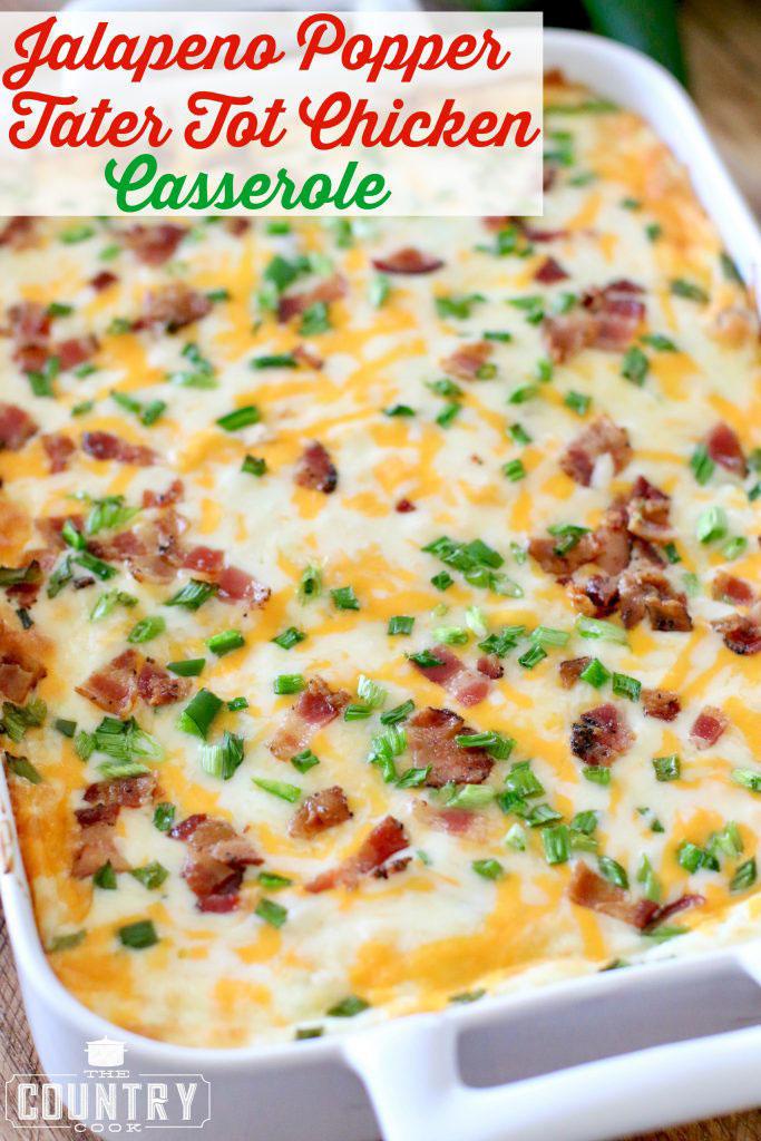 Jalapeño-Popper Chicken Casserole The Country Cook