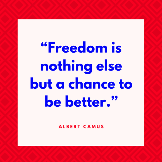 अल्बर्ट Camus on Freedom