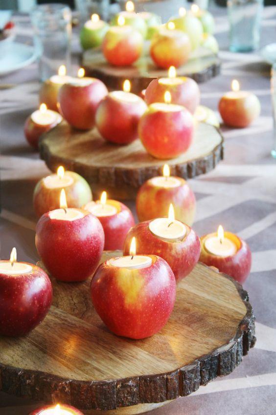 सेब Candleholders