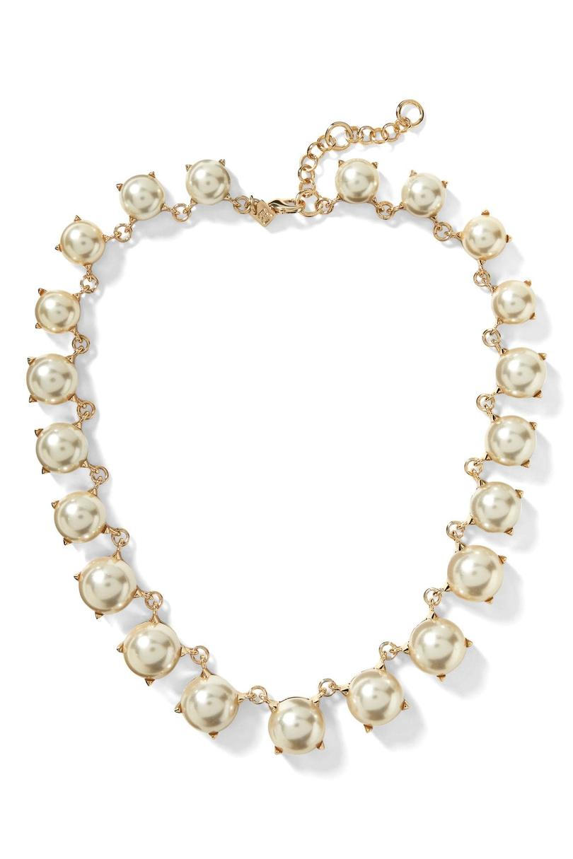 आधुनिक Pearl Statement Necklace