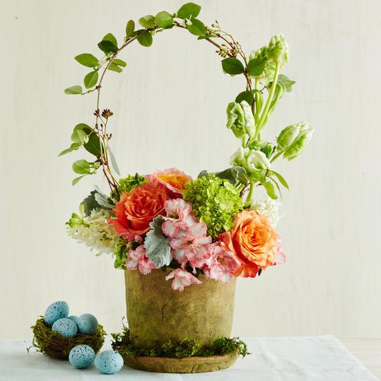  Flower Basket Arrangement