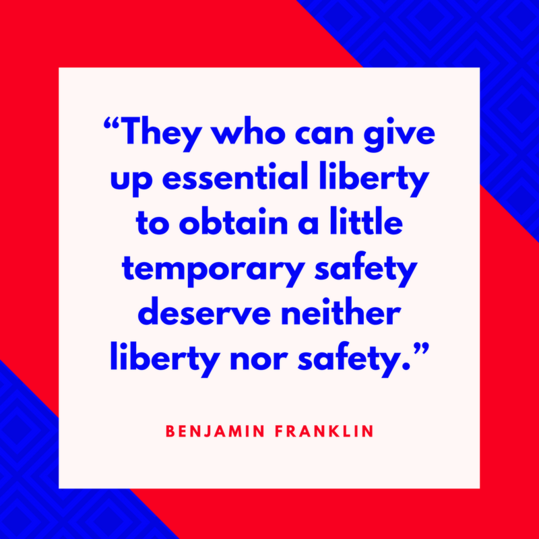 बेंजामिन Franklin on Liberty
