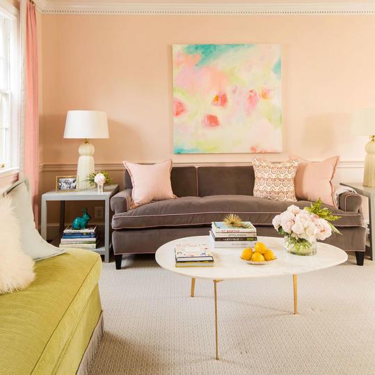Rózsaszín Living Room