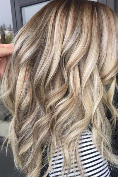 Blond Hair Color With Lowlights