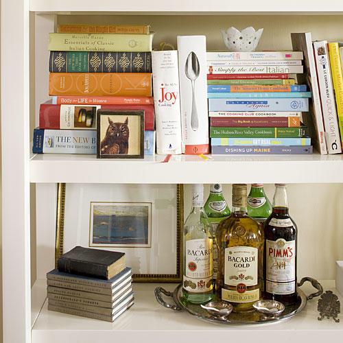 अपार्टमेंट Decorating: Artfully Arrange Bookshelves 
