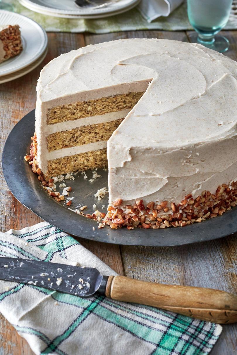 voi Pecan Layer Cake with Browned Butter Frosting