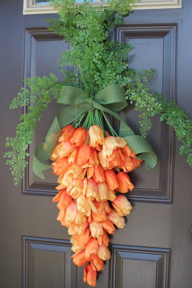 पुष्प Carrot Wreath