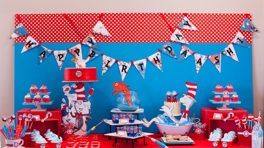Δημιουργικός Kids’ Birthday Party Cat in the Hat 1