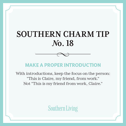 टिप #18: Make a proper introduction