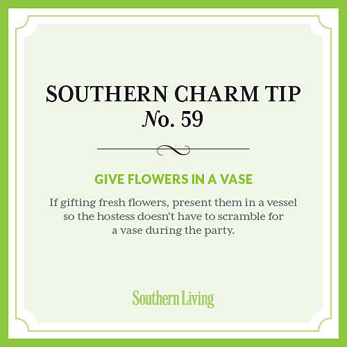 टिप #59: Give flowers in a vase